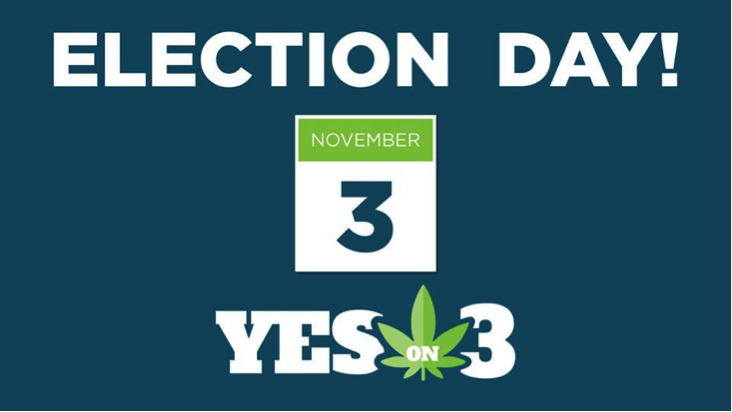Tuesday, Nov 3rd is Election Day! Find your polling location &amp; vote! on.fb.me/1jOsT0J #YESon3 #NOon2