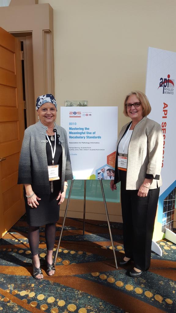 PamBanning's tweet photo. Ready, set, go! Session 8010 #ASCP2015 Mastering the Meaningful Use of #LOINC and SNOMED CT https://t.co/YECyXOHt8p