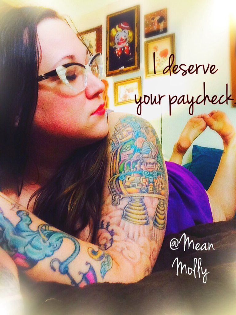 MeanMolly's tweet photo. Happy payday! #submit #ideserveyourpaycheck #findom #walletrapeweekend #forcedintox #control https://t.co/8GluD77nVU