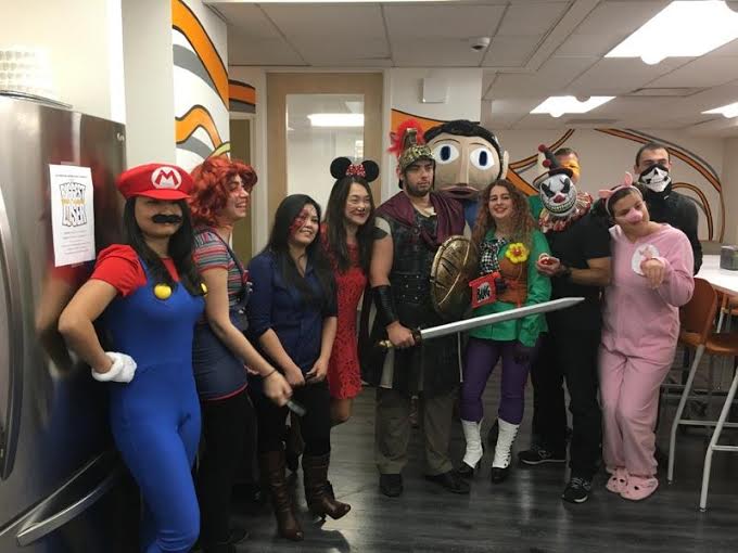 Gogo_Studios's tweet photo. WE had a costume party today at the office! What does YOUR company do for the holidays? #gogostudios #HappyHallowen https://t.co/klIQL2DxG1