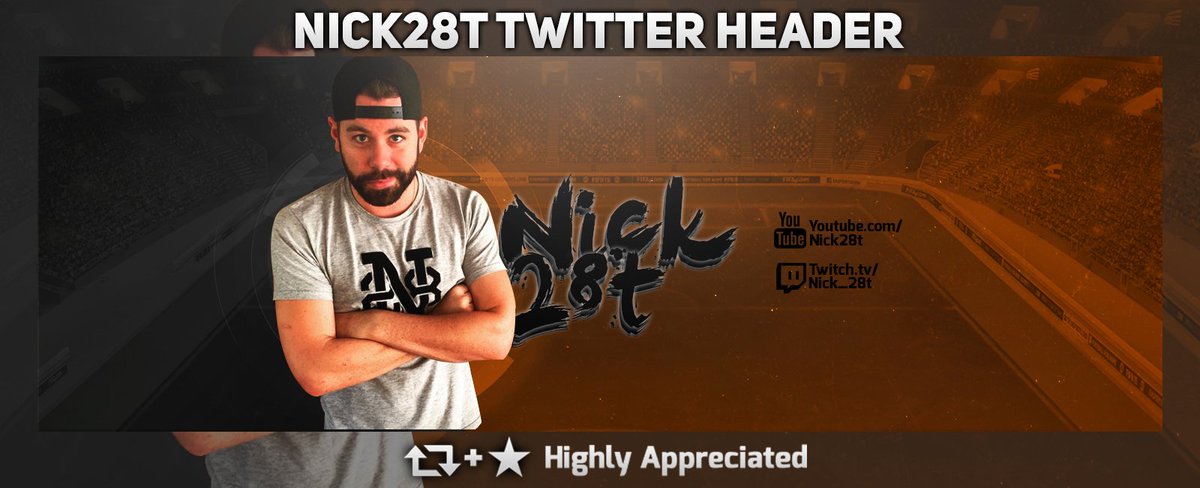 MukehFX's tweet photo. Twitter Header designed for @Nick28T 
Tweet me if your interested bro! 
Retweets &amp; Favs appreciated https://t.co/UauwW5xX12