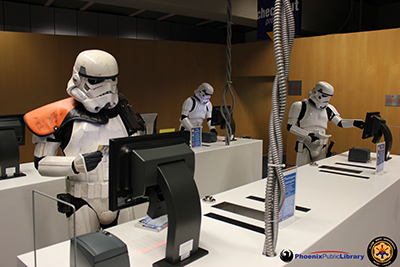 PhxLibrary's tweet image. Have an AMAZING library card yet? These guys do! Get YOUR card now! bit.ly/1FX73S6 #amazinglibrarycard