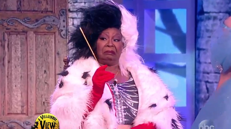 someecards's tweet photo. The ladies of 'The View' dressed up as Disney Villains, and it suited them all too well. https://t.co/ekSRA0bwrO https://t.co/aqqd1SeGC8