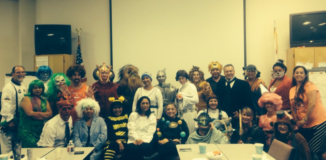 Another great Halloween office potluck lunch.