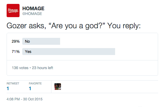 HOMAGE's tweet photo. We would not want to stand atop 55 Central Park West w/ 29% of you. #YouSayYES https://t.co/OOq9fnHepi
