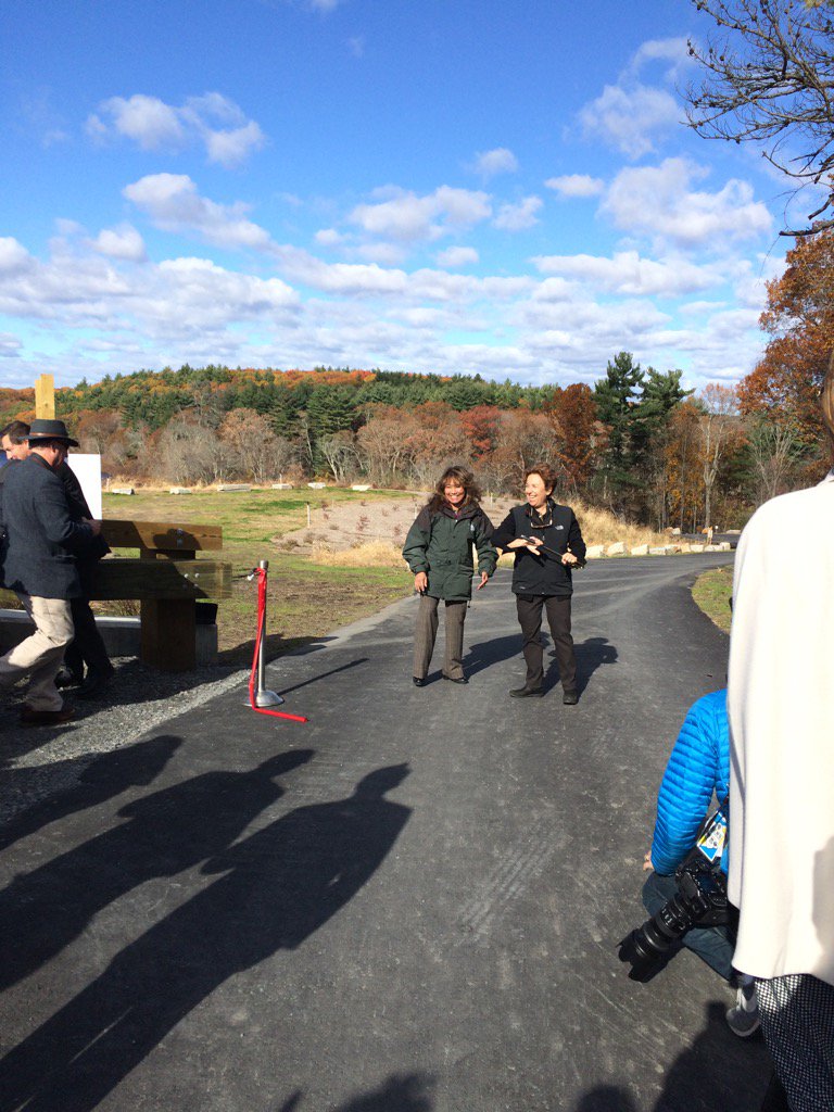 JeanRMineo's tweet photo. #DCAMM #DCR Commissioners at Charles River dedication. "We stand on the shoulders of giants" #MSH_vision https://t.co/ngRbc7t8z3