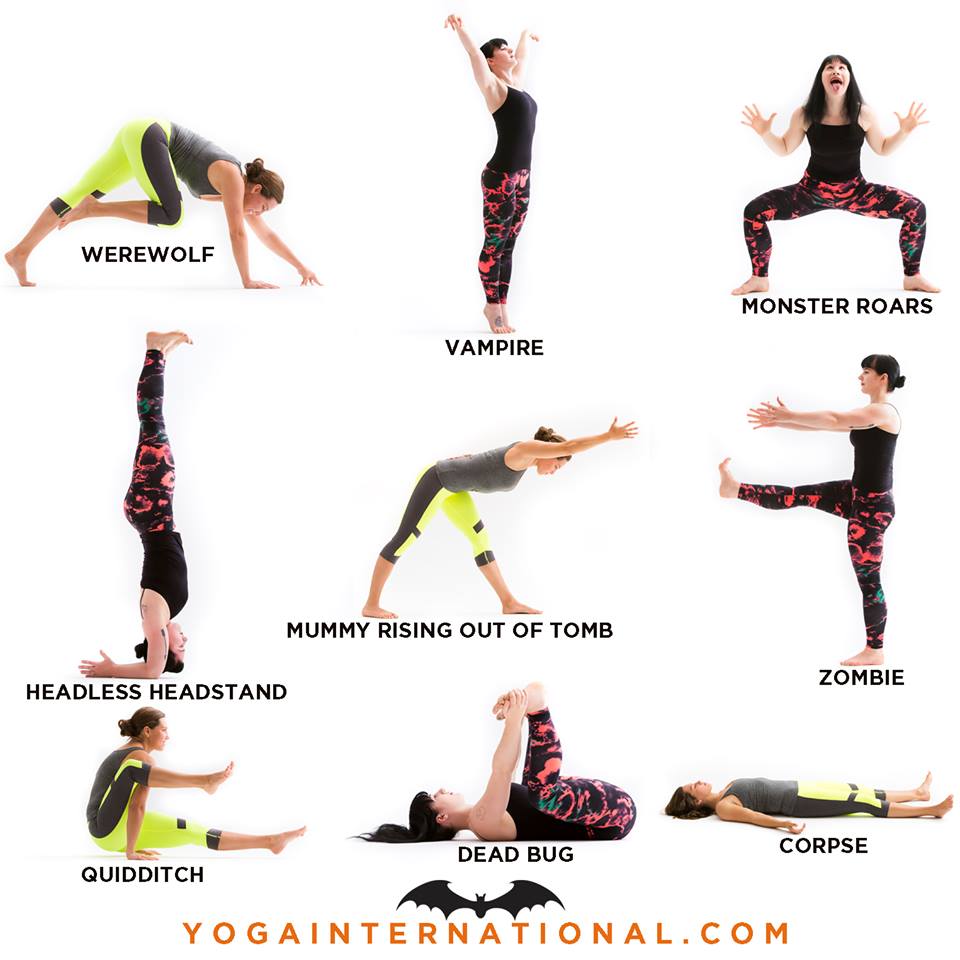 holly_justholly's tweet photo. Who's with me on this today? #Halloween #yoga #sillyposes #FeelGoodFriday https://t.co/rTTxK3dIyT