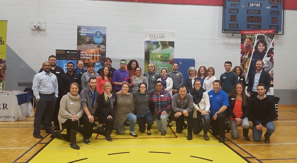 CambrianSarah's tweet photo. Ontario Colleges unite for the final College Information Program of the year! #CIP2015 https://t.co/cEvitxyALv