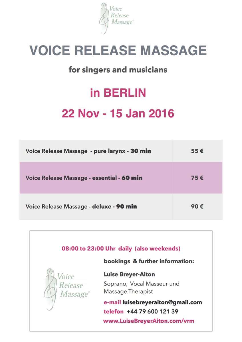 LuiseBAiton's tweet photo. VRM in BERLIN !
22 Nov - 15 Jan 2016! 
Book your VRM now!
Looking forward! Luise https://t.co/xWiZCsFwxp
