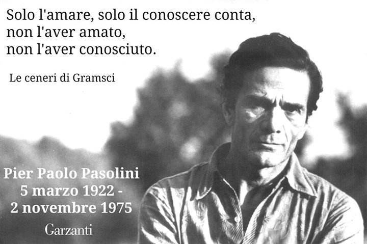 garzantilibri's tweet photo. A quarant'anni dalla sua scomparsa, il migliore ricordo di lui è nelle sue opere.
#Pasolini #PPP https://t.co/dhKqumiguc