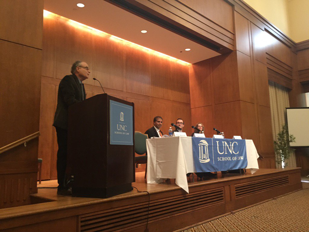 Ruddster's tweet photo. Faculty speech panel already off to a great start #UNCfreespeech https://t.co/V3DWs3REqZ