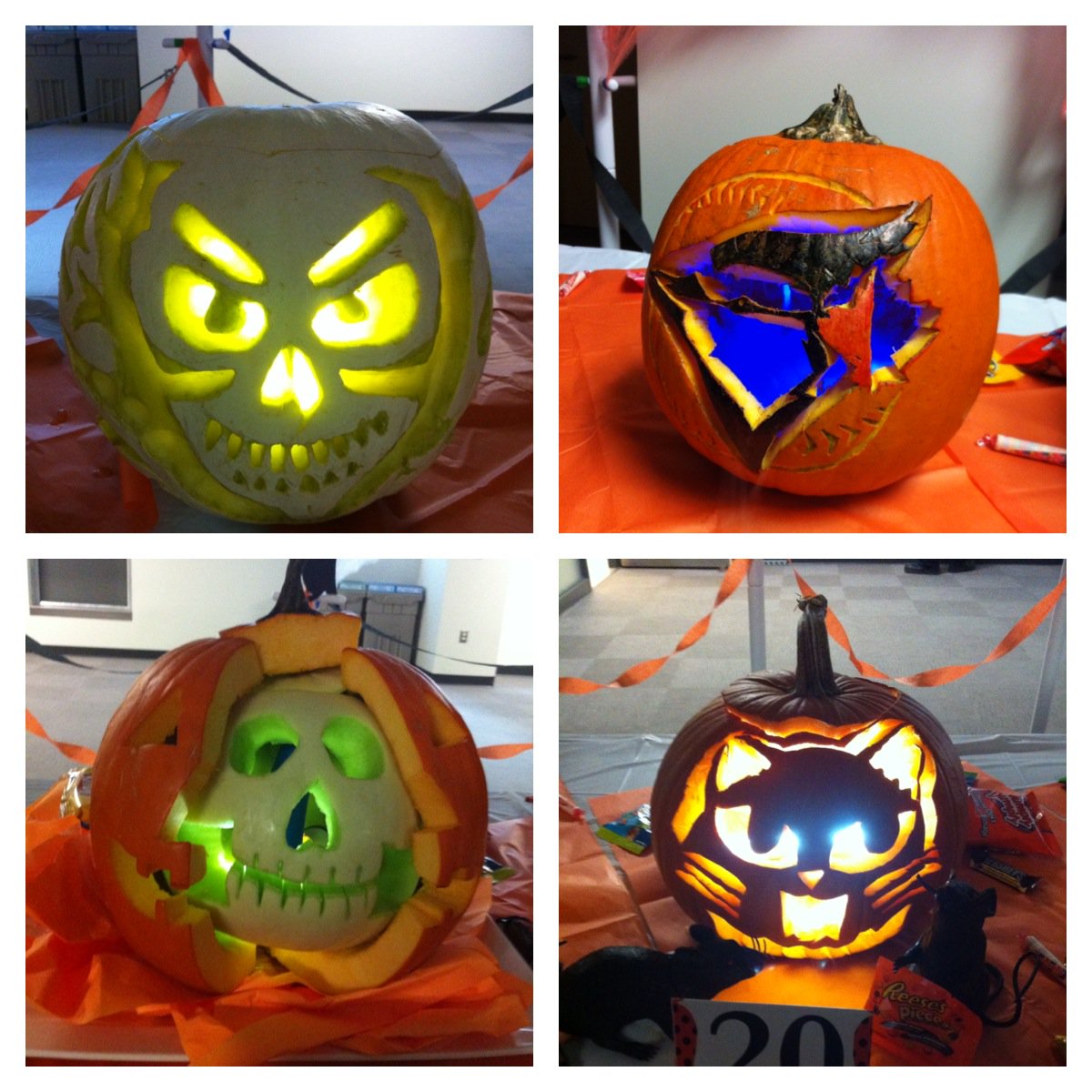 DrDonWeaver's tweet photo. #TWRI's first pumpkin carving contest. Great turnout. Huge success! https://t.co/42PUSyV6EG