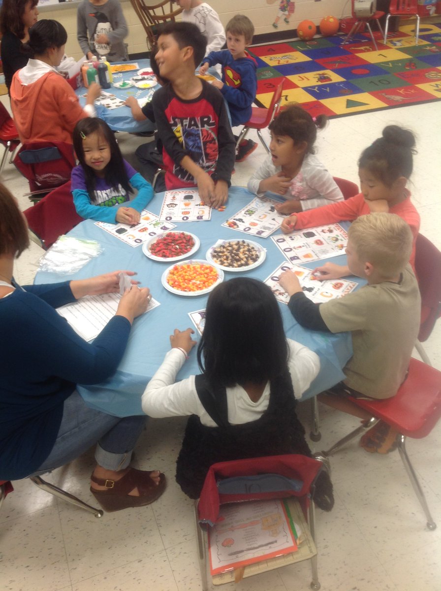 First Graders enjoying Fall stations <a href="/ShakeragElem/">Shakerag Elementary</a>