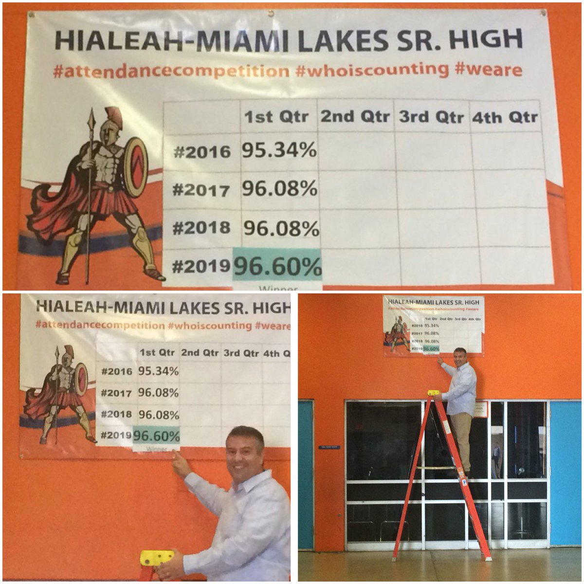 CROEAcosta's tweet photo. 1st quarter atten winners #classof2019 @iAttend_MDCPS @MDCPSNorth @StdtSvcsMDCPS @MDCPSOperations Congrats Freshmen. https://t.co/zFihdfrJxo