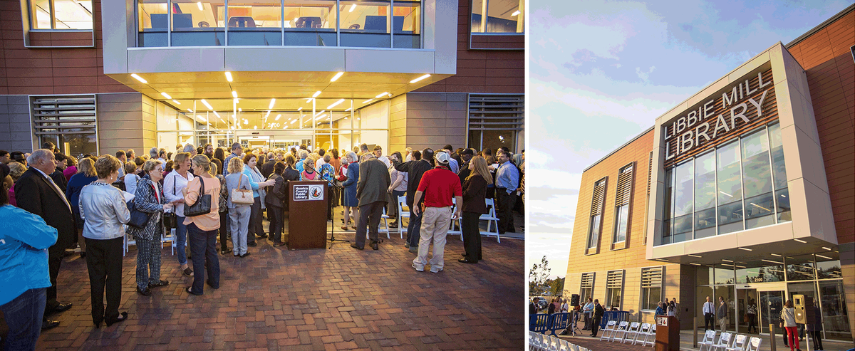 HenricoNews's tweet photo. #Henrico, Virginia's newest library, Libbie Mill, is already a popular destination for residents. @NACoTweets https://t.co/gzFv30Dklj
