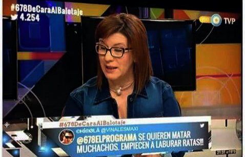 MickyBalbiani's tweet photo. Avísenle a Diego Gvirtz, el Goebbels Kirchnerista, que en el zócalo se les filtró un tuit que no elogia al gobierno https://t.co/mwDo4Yqvgy