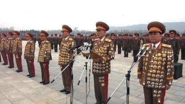 arobertwebb's tweet photo. The Bold Gendarmes of Pyongyang. Way above ridicule. https://t.co/YvuudXJd3t