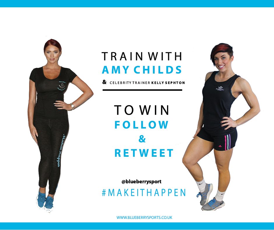 blueberrySport's tweet photo. RT &amp; FOLLOW us to win a training session with @MissAmyChilds &amp; @kelly_sephton 
#Fitness #Train #Gym #FitnessFriday https://t.co/WGHFP3gc3g
