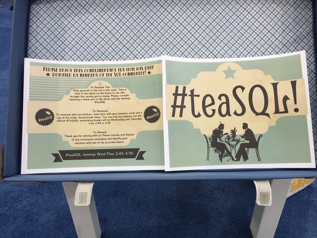 sqlnumpty's tweet image. Simply charming but where&apos;s the Earl Grey? 😱