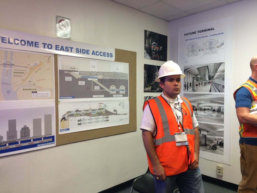 ErnestoGuevaraO's tweet photo. #CivilEngineers at #EastSideAccess #TechnicalTour #NYC #ASCE2015 @ASCETweets @nycASCEymf #Engineering #Tunneling https://t.co/PQpZzSkuhI