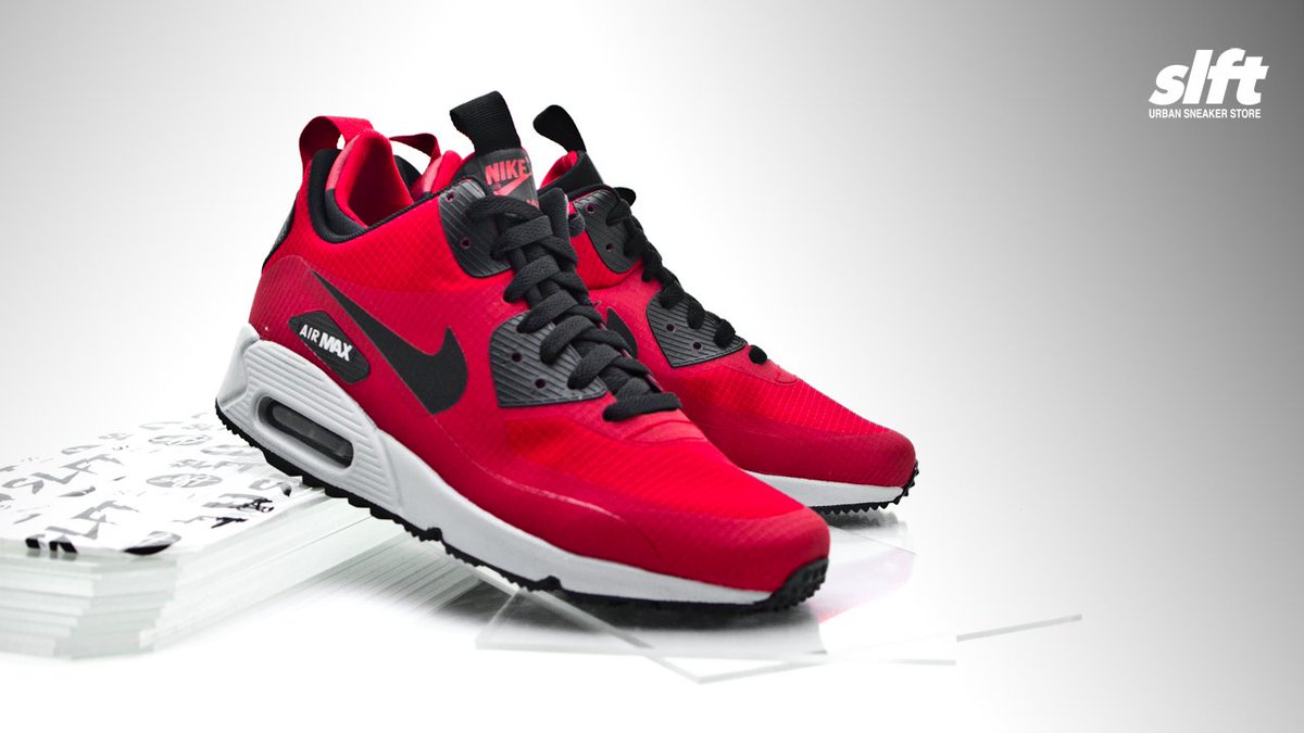 nike air max 90 mid winter gym red