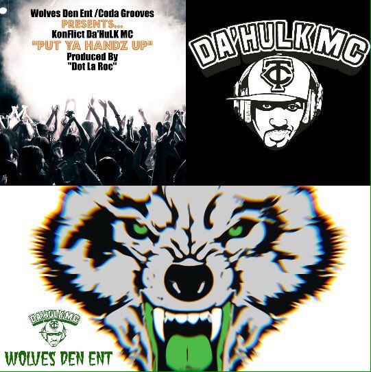 k_cannavo's tweet photo. @IamDaHulkMc New Song Release  #PutYaHandzUp  #DotLaRoc Labels #CodaGrooves #WolvesDenEnt 
https://t.co/DG23PlfMxJ https://t.co/EZKAkat6dg