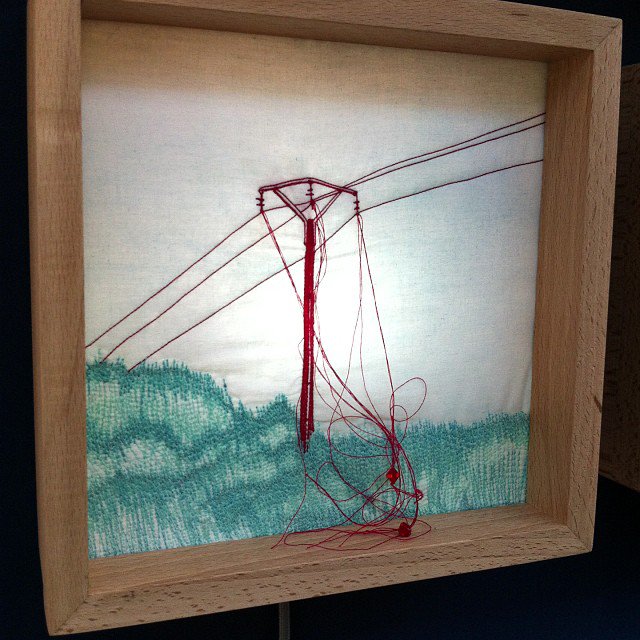 MartinetOlivia's tweet image. Visite dans l'atelier d' Anne Fontaimpe #designertextile : c'est en ce moment @radiofajet ! fajet.net