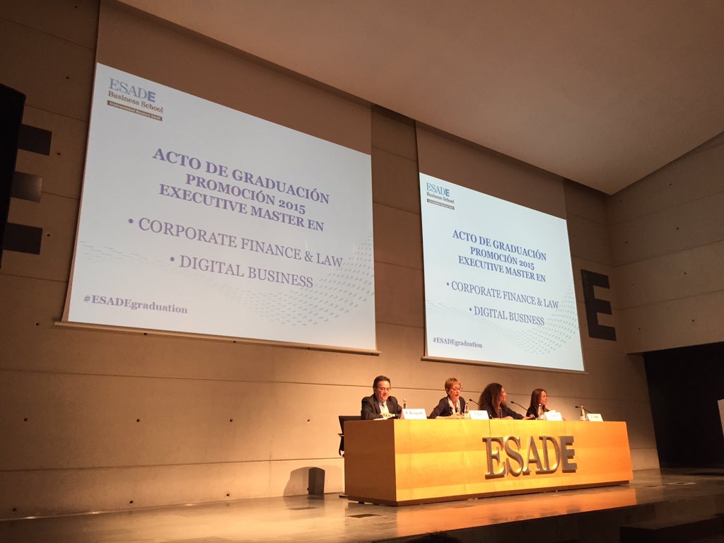 Laia2311's tweet photo. The graduation ceremony is about to start!! #Grateful #ToBeContinued #ESADEgraduation #EMDB15 @ESADEexed https://t.co/tGcUjkUPZS