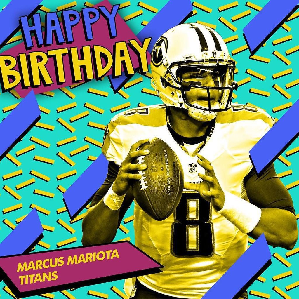 Double-tap to wish Marcus Mariota a HAPPY BIRTHDAY! by nfl  