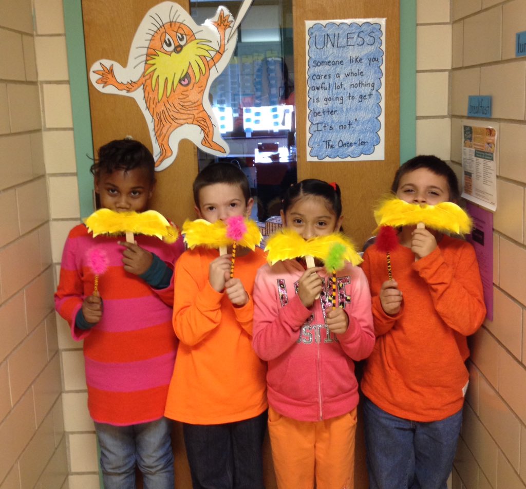 We are The Lorax! We speak for the trees! Storybook Character Day at PLV! #PLVbear