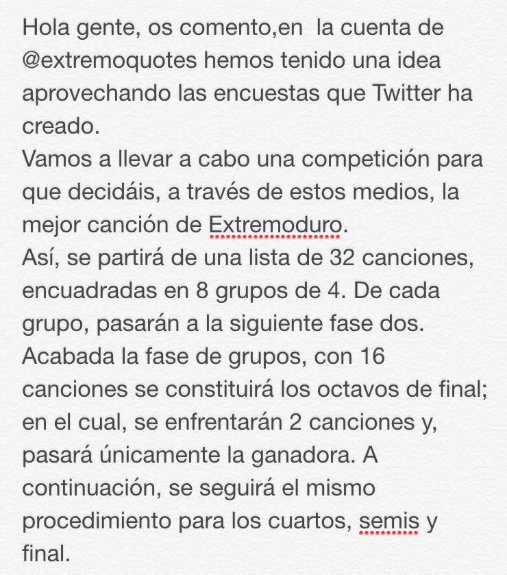 Extremoquotes's tweet photo. NACE LA #COPAEXTREMODURO. Que os parece? https://t.co/Y32mGZlKA8