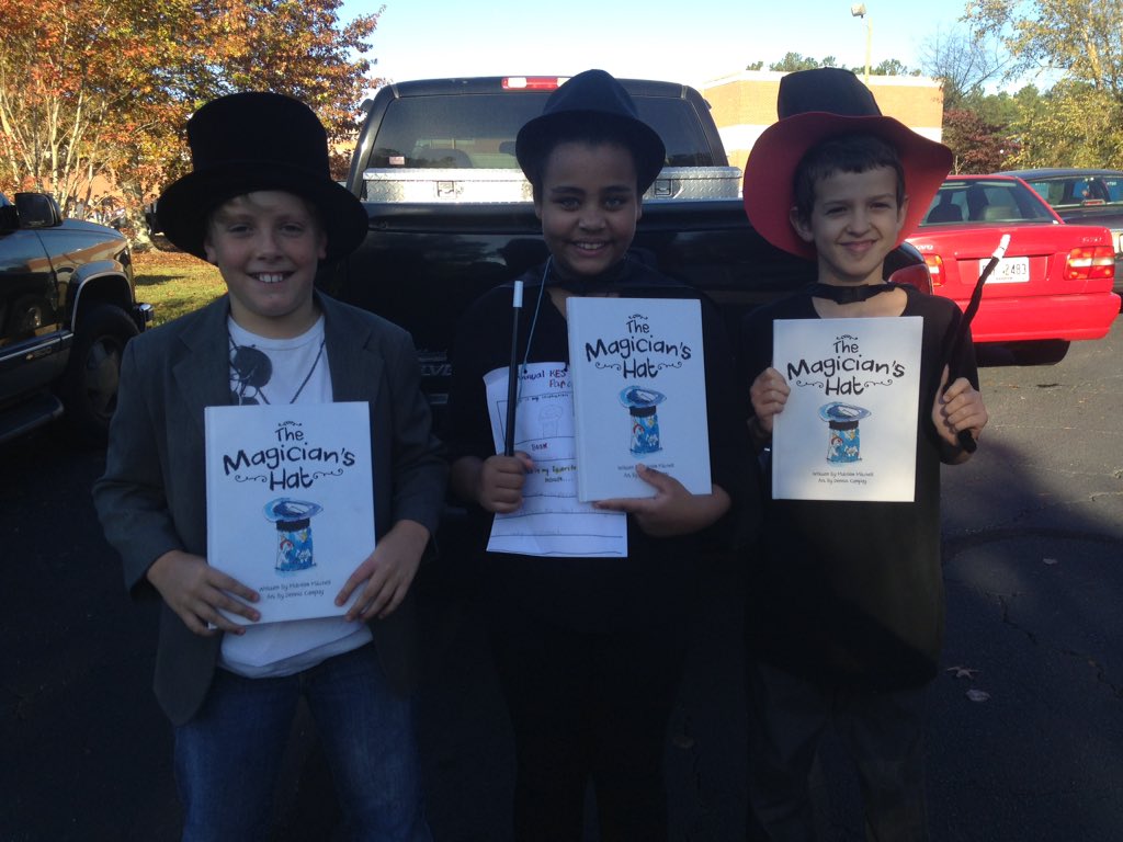hmchupp's tweet photo. Our book character parade was today and a few magicians showed up! @ReadWithMalcolm #malcolmreadwithus https://t.co/vdG1vggAjy