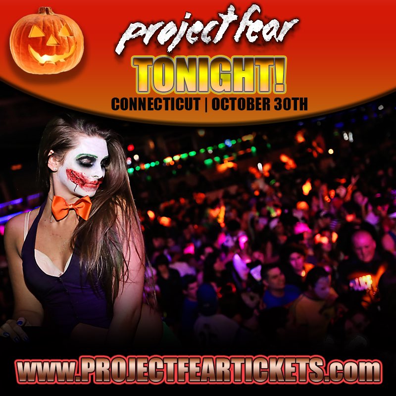 ProjectFearPrty's tweet photo. Few Hours Away CONNECTICUT!
#ProjectFear w/ @RiggiandPiros!

🎃👻 $30 at the Door &amp; https://t.co/YopQlGGY2m https://t.co/SmKVTenQOP