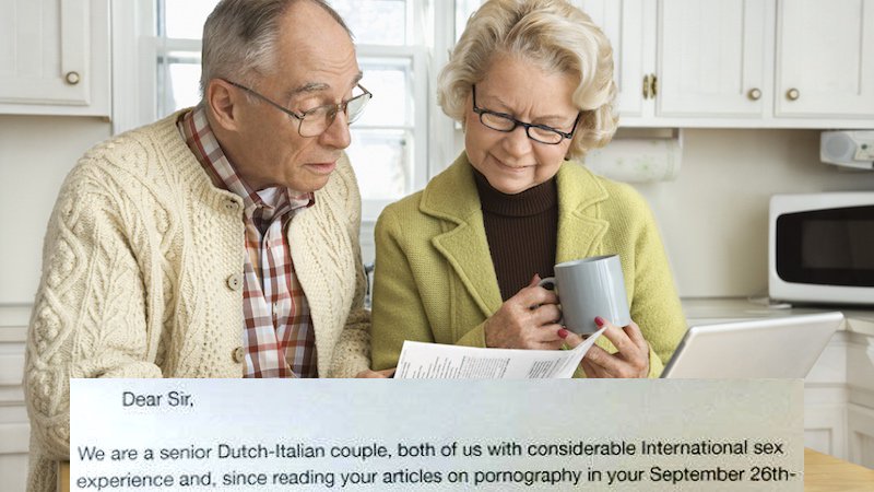 someecards's tweet photo. Elderly couple writes to magazine and politely requests the definition of the word "milf." https://t.co/347zWtu3av https://t.co/EJ3TpLo0Ct