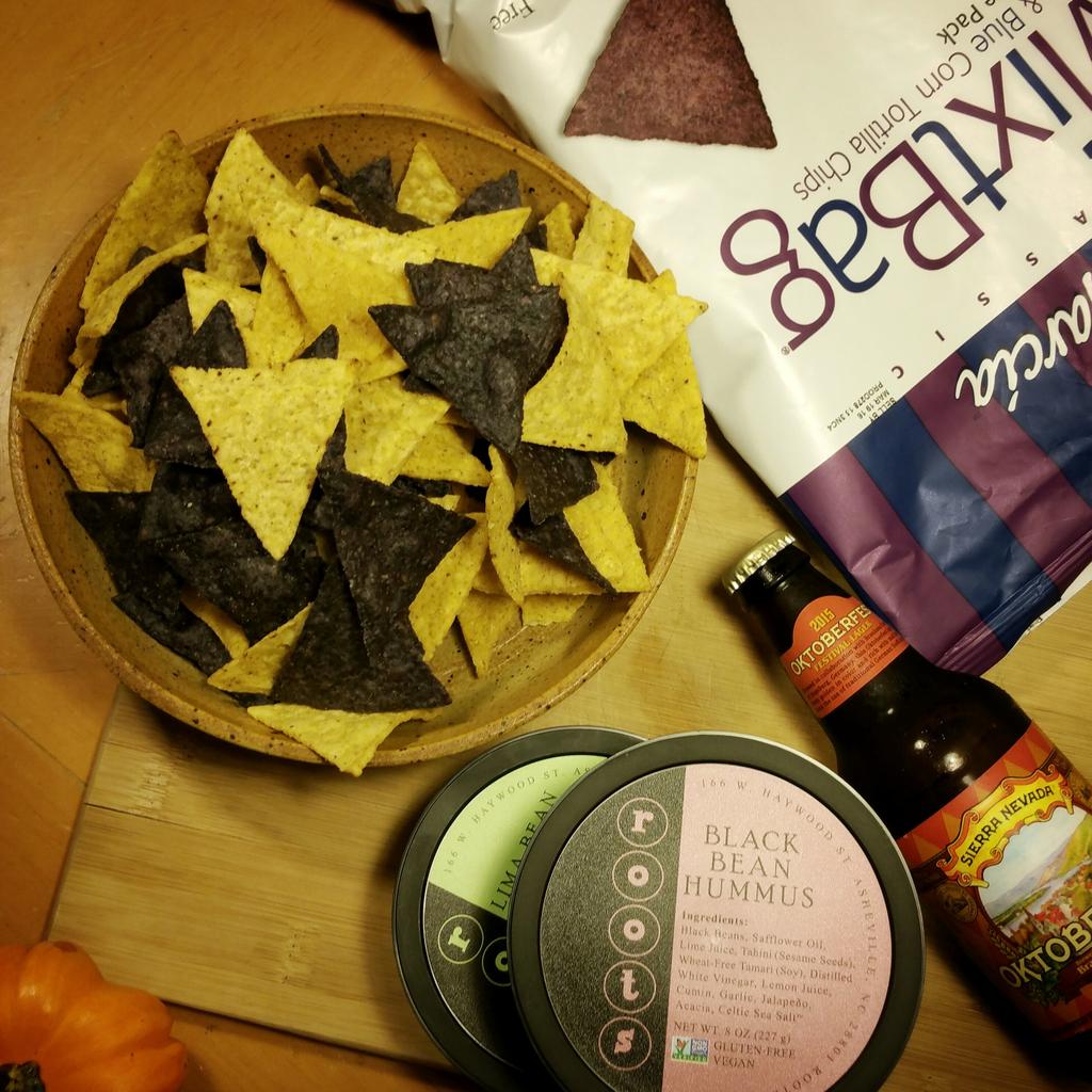 RootsHummus's tweet photo. It's almost #Halloween. Let the #microbrewofhummus put a spell on you! @RWGarciaSnacks @SierraNevada https://t.co/e3gBhptJ2S