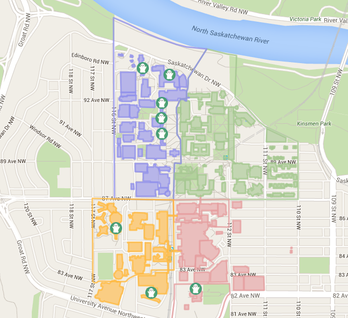 University Of Alberta Map