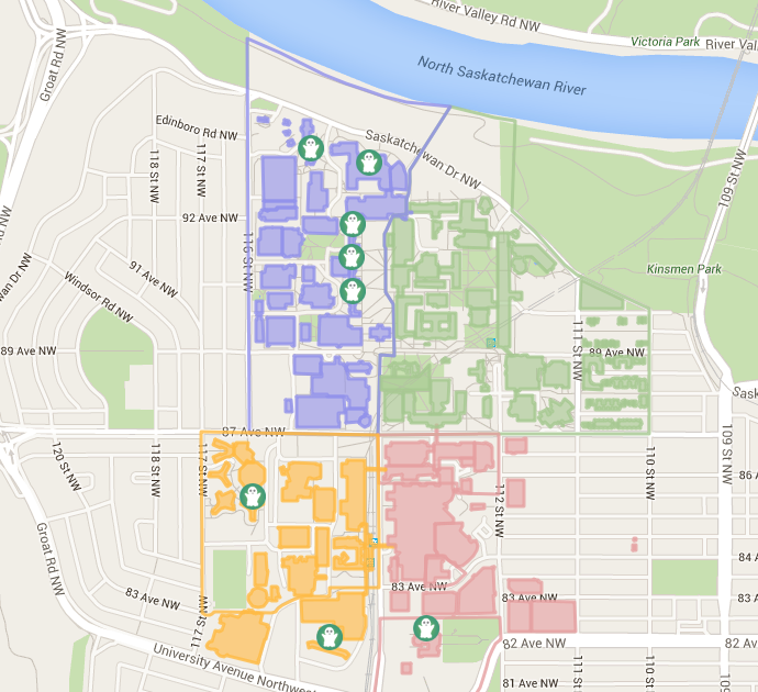 u of a map University Of Alberta On Twitter A Map Of Haunted Buildings On