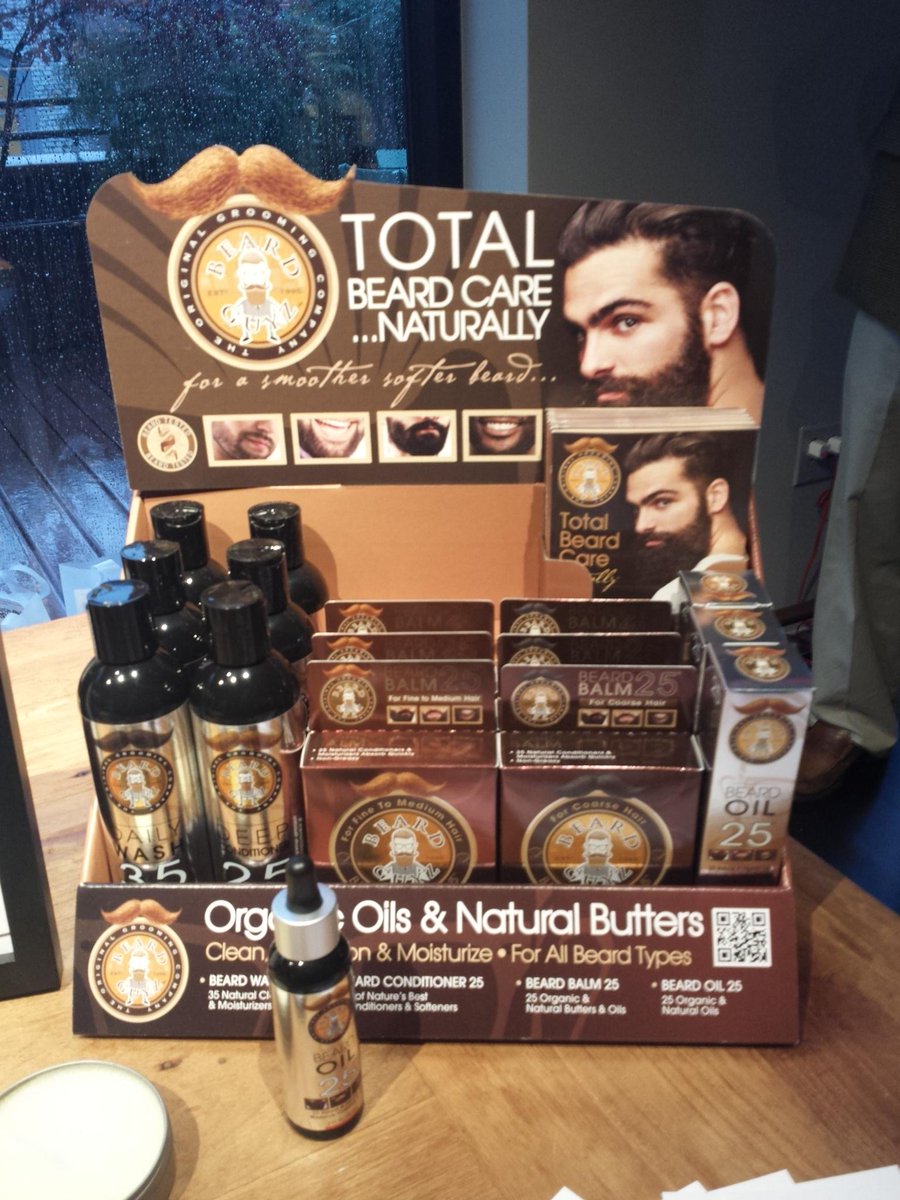 BeautyNewsNYC's tweet photo. Beards are in! @BeardGuyz will keep yours lookin' great. #FallIntoBeauty https://t.co/hYsR3Xbbx8