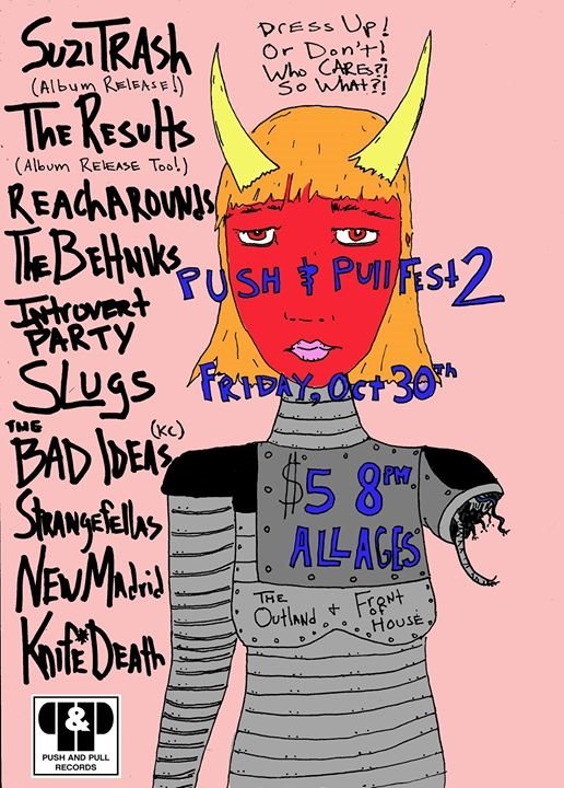 WithaTband's tweet photo. Tonight! A ton of great bands at the #outland and #FoH! #pushandpullfest2 #417 #SpringfieldMO #music #live https://t.co/wf6OVodLOf