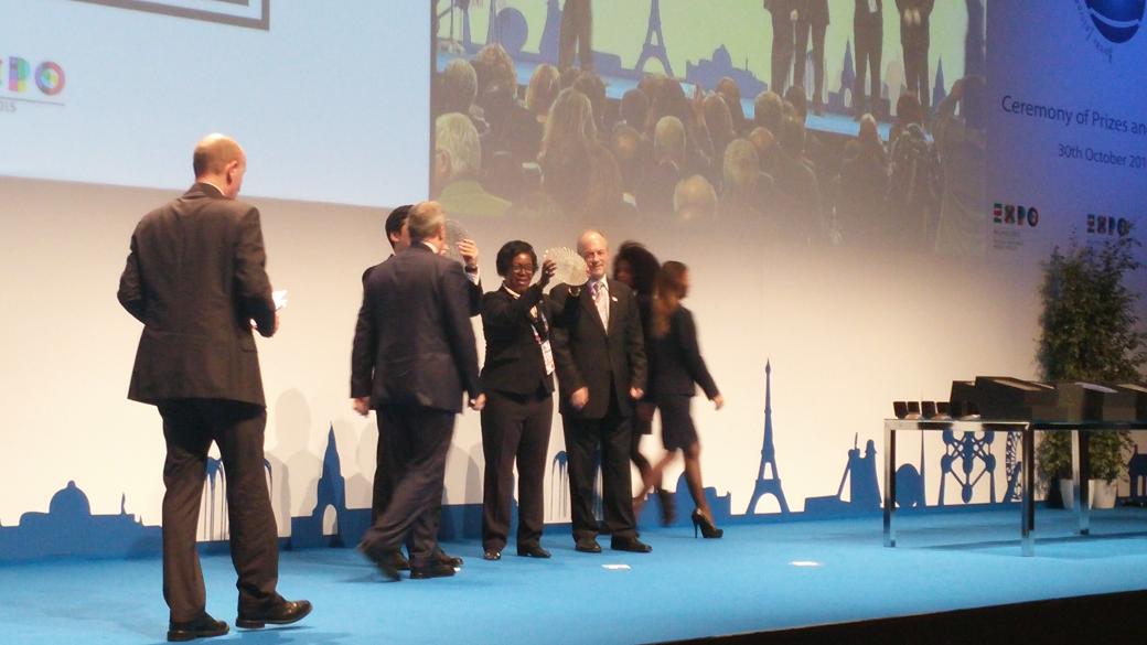 For the category team development @expo2015germany  <a href="/ExpoAngola2015/">ExpoAngola</a>  and @kazakhstan_expo. 🏆