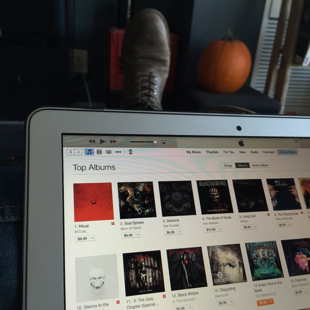 weareritualband's tweet photo. Canada - you're treating us damn good on that @iTunes Metal chart! #rx2015 https://t.co/DMCFV2xLzM