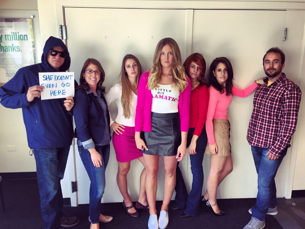 morganframexo's tweet photo. Mean Girls #eraccareers https://t.co/0BQarAX0tB
