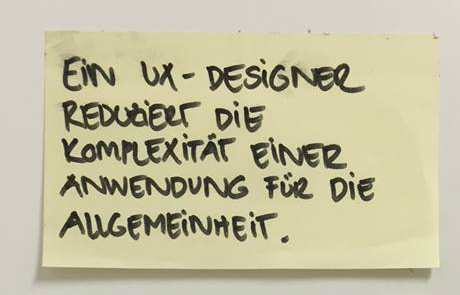 Was ist #UX? Vorschlag I. von meinem Studenten #userexperience #design
