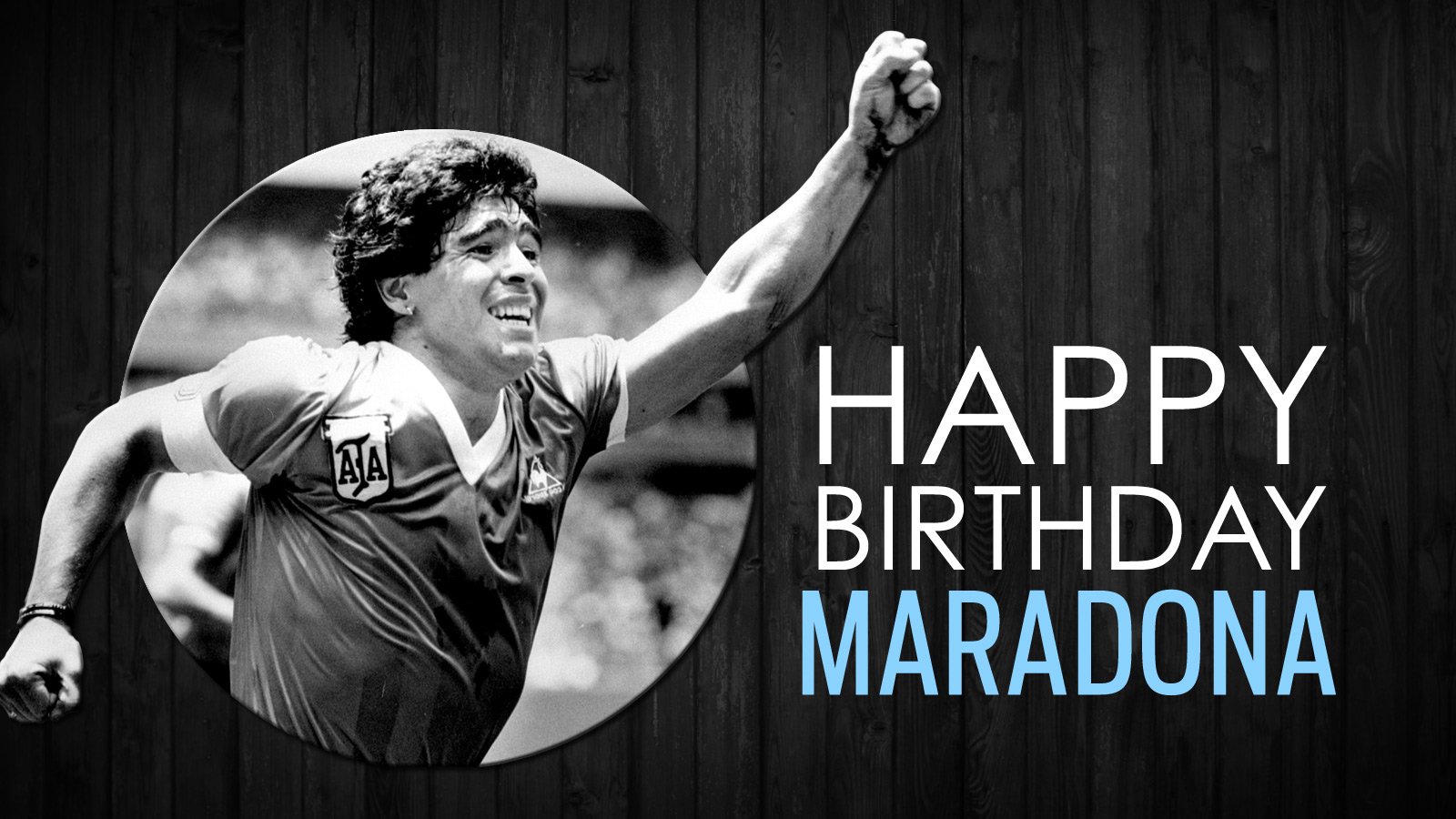 Happy birthday to the one and only Diego Armando Maradona!  
