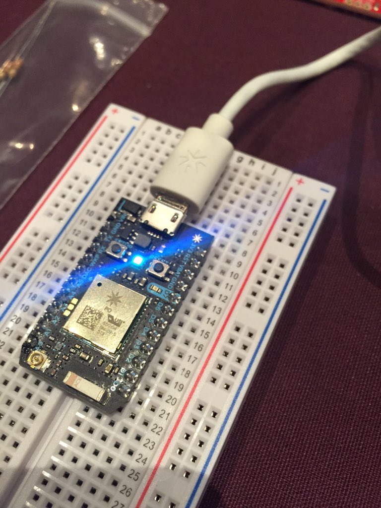 I'm online! #iot #devintersection