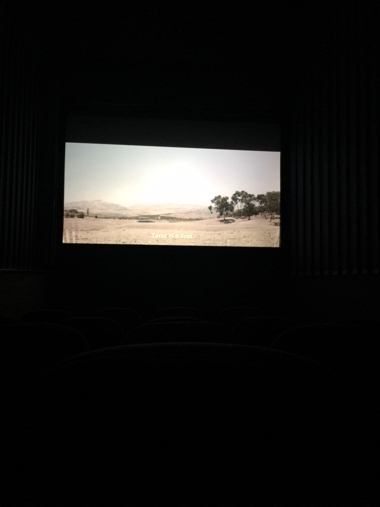 matisyahu's tweet photo. Thank God there's no one in this theater so I can tweet instead of watching this movie. https://t.co/dMq7t8jzhj