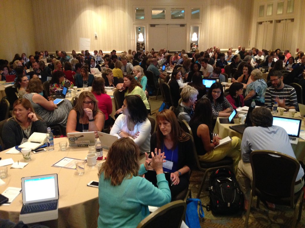 educationhall's tweet photo. It's a packed house at @ASCD #BYCFS at CEL2015 - a lively bunch indeed! https://t.co/i6LUugUNdk