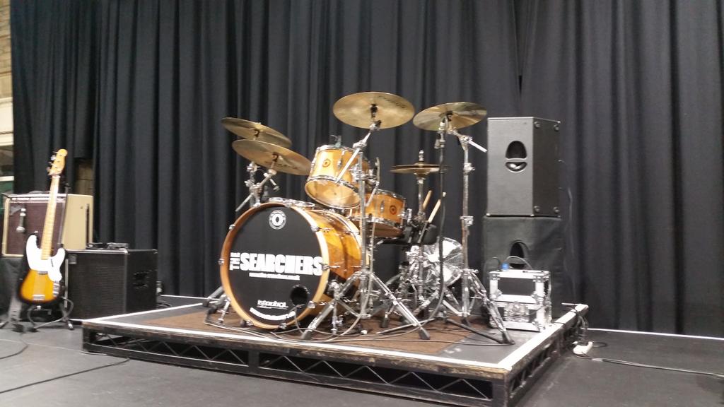 ScottOttaway's tweet photo. Morecambe #thesearchers #istanbulmehmet #pellwood #porter&davis #carreradrums @codedrumheads #hardcasecases https://t.co/7CaZvkbCZA