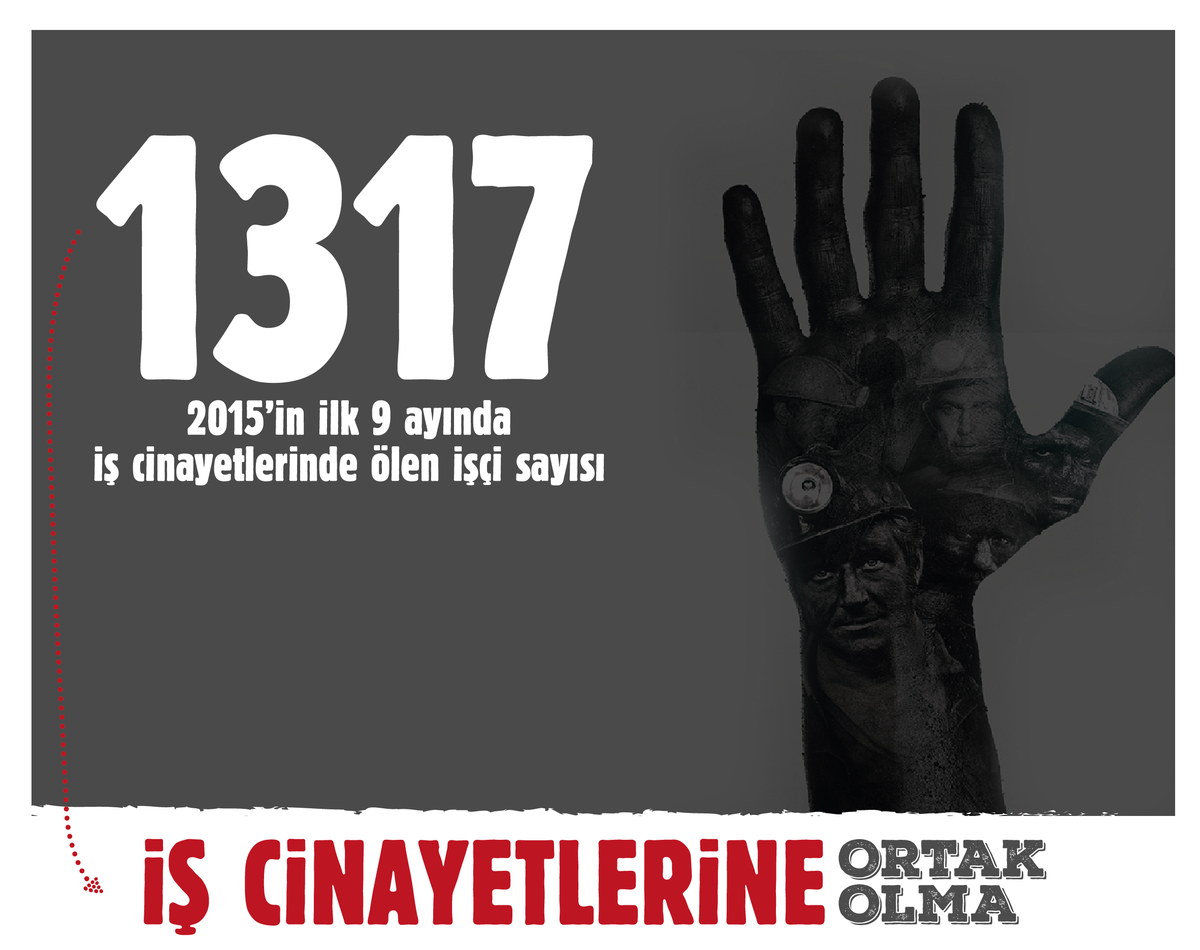sendika_org's tweet photo. 2105'in ilk 9 ayında 1317 işçi öldü #OrtakOlma https://t.co/GXl8kZLsEo