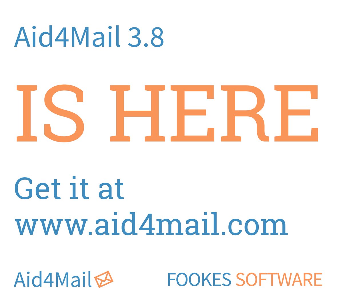 FookesSoftware's tweet photo. Aid4Mail 3.8 is now available! You can now use Aid4Mail with #Outlook 2016. Get it here: https://t.co/Fr2thkZnPu https://t.co/osVmjJcn0B